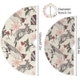 thumbnail image 4 of FMSHPON Christmas Birds Snowflakes Holly Berries Xmas Christmas Tree Skirt Stand Mat for Holiday Party Decoration Indoor Outdoor 36 inches, 4 of 6