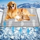 thumbnail image 5 of Ropa de cama, tapete refrescante de verano para mascotas, para perros y gatos, tapete refrescante de seda fría, portátil, lavable, antideslizante y resistente al desgaste, para perrera, sofá cama, tap, 5 of 7