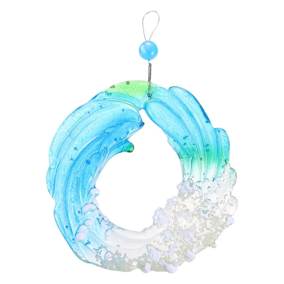Masteelf Nautical Decor Hanging Ornament Glass Pendants Sea -blue