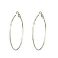 thumbnail image 1 of 1 par de pendientes de aro, colgantes de oreja redondos de estilo Simple creativo, accesorio de moda, adornos de orejas para decoración dorada Ropa, zapatos y accesorios Miscelánea Plata 9cm Sonducket AP009026-25B, 1 of 6