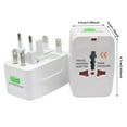 thumbnail image 3 of Klonfd Universal Worldwide Adapter Socket UK EU Plug Adaptor Travel Wall AC Power Option, 3 of 6
