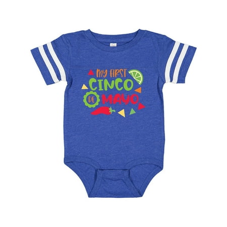 

Inktastic My 1st Cinco De Mayo with Lime and Red Pepper Gift Baby Boy or Baby Girl Bodysuit