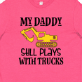 thumbnail image 4 of Inktastic Construction Daddy Still Plays With Trucks Youth T-Shirt, 4 of 5