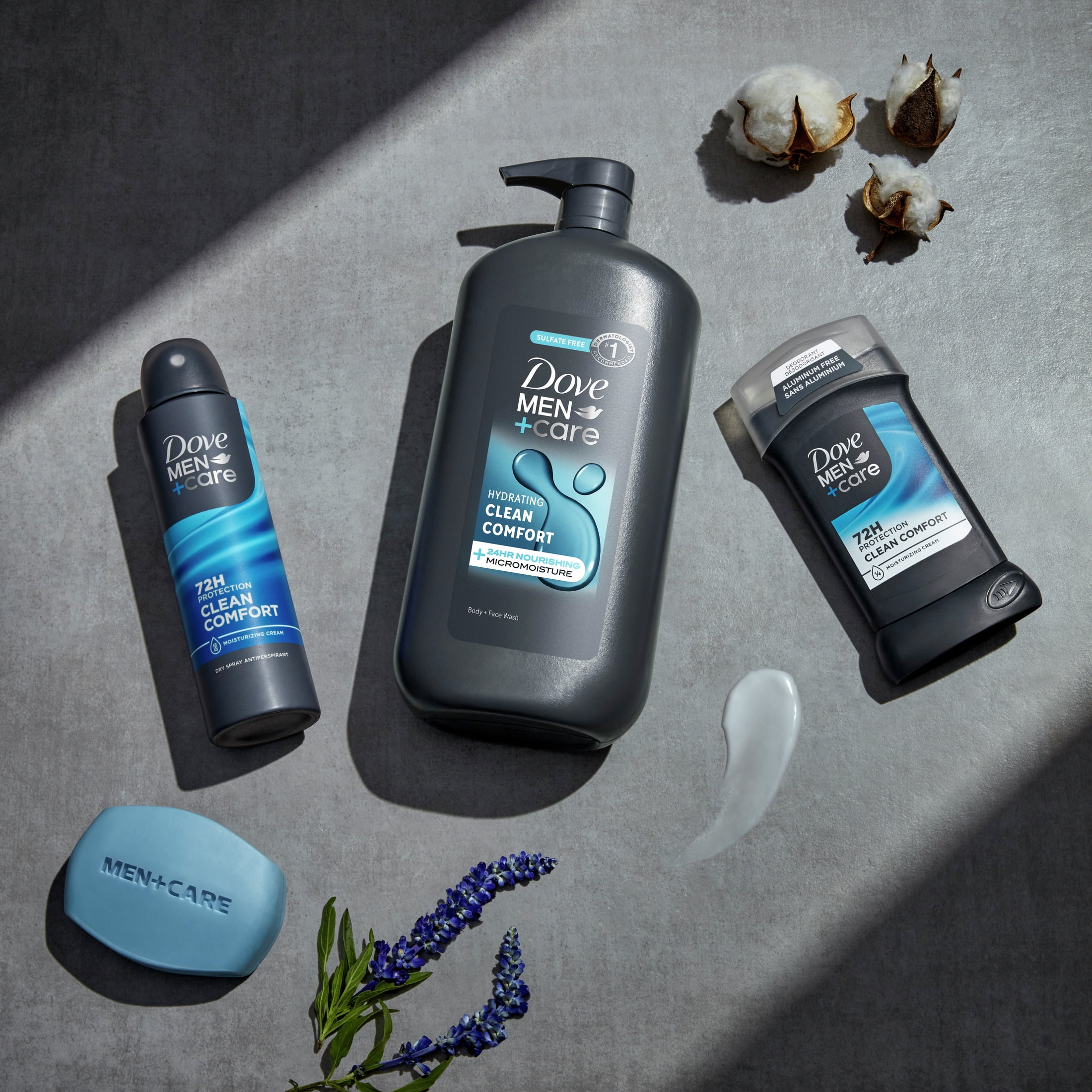Dove Men+Care Body Wash & Face Wash for Men Clean Comfort, 30 oz