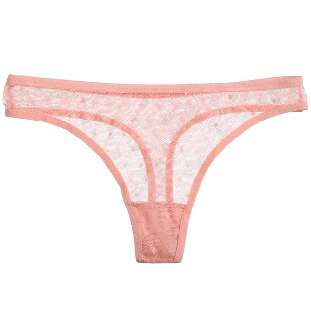 FINETOO Sexy G-String Tanga Encaje Bragas de mujer Cintura baja Calzoncillos femeninos Malla Perspectiva Calzoncillos Lencería M-XL Tan Jianjun unisex