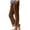 Brown, variant on Women's Straight Leg Cotton Linen Pants, High Waist Casual Trousers with Side Pockets, Summer Breathable Loose Fit Pants for Daily Wear, Beach and Lounge Khaki XXXL