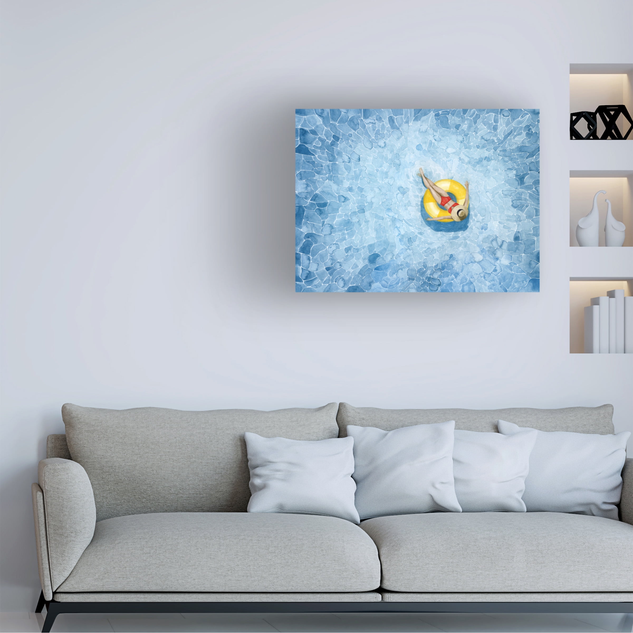 Grace Popp 'Floating II' Canvas Art