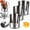3pcs, variant on 2-In-1 Stainless Steel Spoon & Lid Holder, Stainless Steel Holder for Utensils, Multi-Functional Kitchen Utensil Holders with Non-Slip Based for Spatulas Tongs Ladles Countertop Organizer
