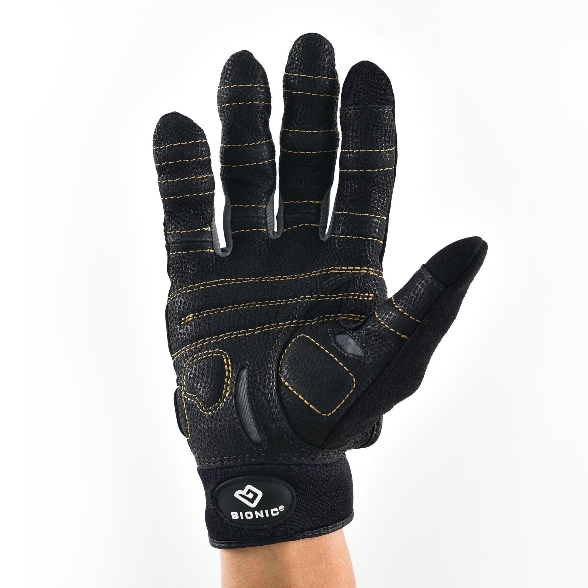 Gray/Black/Purple Bionic Women's Cross-Training Full Finger Fitness Gloves 