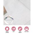 thumbnail image 6 of Watercolor Flowers Kitchen Dish Towels for Drying Dishes Set of 2, Spring Floral Butterflies Botanical Beige Waffle Weave Microfiber Hand Tea Bathroom Towels Quick Dry & Absorbent Towel 12x12, 6 of 7