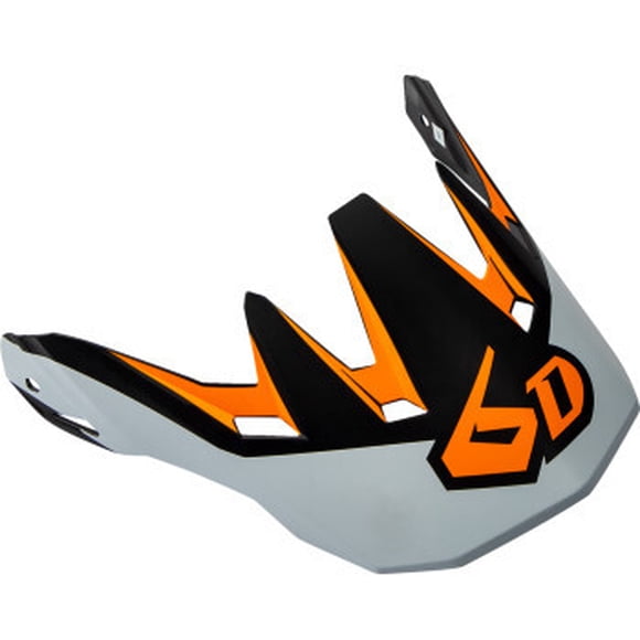 6D ATR-2Y Helmet Visor Black | Orange | White