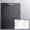 Black, variant on WEISIPU A4 Clipboard Folder Flip Write Pad Introduction Binder PVC Foldable Form Organizer for Business, Offices, Schools, Hospitals