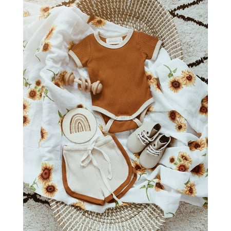 

Infant Baby Girl Kid Summer Clothes Romper Tops Shorts Outfits Sets 3-24 Months