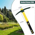 thumbnail image 2 of Mockock with Plastic Handle Pickaxe Mockock Pickaxe Hoe Prospecting (L - Green), 2 of 5