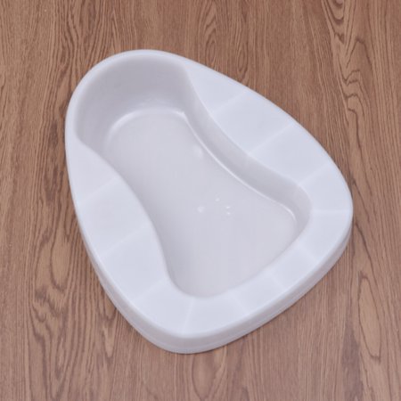 Omeite Thickened plastic maternity toilet for nursing bedridden paralyzed elderly (white thickened)