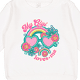 thumbnail image 3 of Inktastic My Gigi Loves Me Girls Rainbow Granddaughter Toddler Sweatshirt, 3 of 4