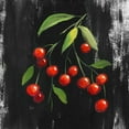 thumbnail image 2 of Nan 20x20 White Modern Wood Framed Museum Art Print Titled - Chalkboard Cherries, 2 of 4