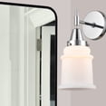 thumbnail image 2 of 447-1W-PC-G181 Innovations Lighting Canton - 1 Light Wall Sconce-12.5 Inches Tall and 6 Inches Wide-Polished Chrome Finish-Matte White Glass Color, 2 of 3