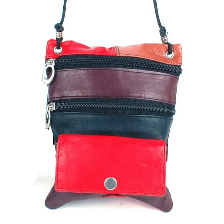 UPC 817137063507 - Soft Leather Purse Organizer Shoulder Bag 4 Pocket ...