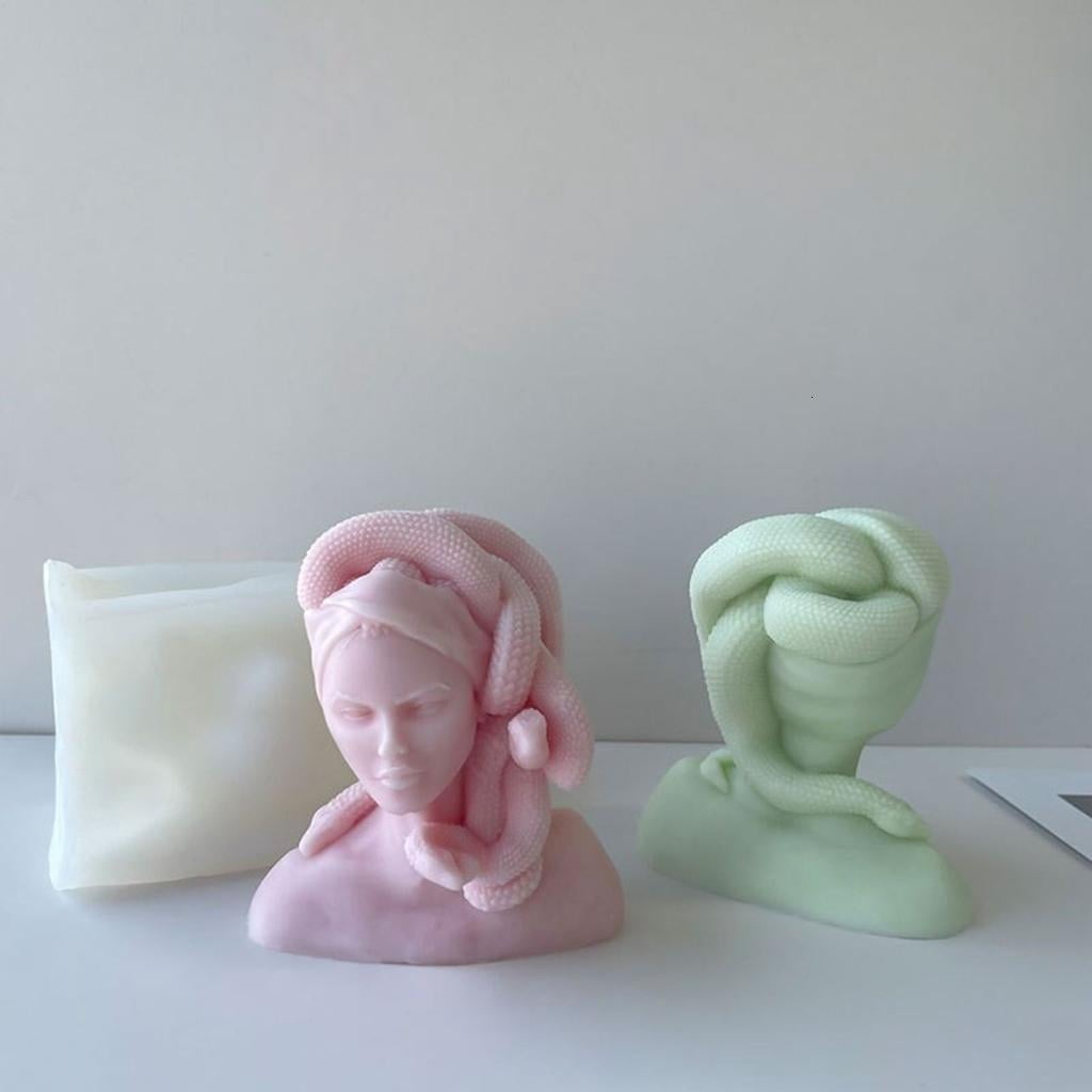 Osdhezcn Halloween Snake Beauty Epoxy Mold Making Soap Melt Resin Home Decorations