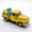 Yellow, variant on Easter Vintage Die-cast Pickup Truck Toy with Artificial Speckled Eggs, 1:32 Scale Classic Metal Model Car for Spring Home Decor, Holiday Tabletop Centerpiece Birthday Gift