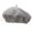Gray, variant on Women's Punk Hip Hop Woolen Beret Hat with Metal Iron Rings and Eyelets Personalized Artist Cap for Adults Streetwear Fashion Headwear Everyday Casual Apparel Accessory