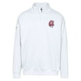 thumbnail image 2 of Men's Levelwear White Atlanta Braves Murray Core Logo Quarter-Zip Pullover Top, 2 of 3