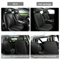 thumbnail image 2 of DIKSOAKR Front Car Seat Covers Fit For Kia Soul 2010-2025 Black Waterproof Fashion Faux Leather Seat Covers 2 Seats Auto Interior Protectors, 2 of 7