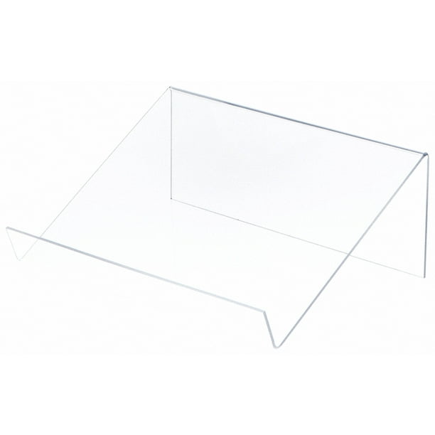 Plymor Clear Acrylic Slightly Elevated Book Display Stand