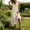 Beige, variant on Bohemian Beach Linen Dress for Women Elegant Summer Boho Maxi Dresses Ruffle Vintage Sundress Holiday Flowy Loose Swing Long Dresses for Evening Night Out Army Green S