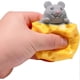 thumbnail image 2 of Cheese Toy Squeeze Cheese Rat Stress Ball Mice In Cheese Toy Anxiety Relief Sensory Toy Squish Mouse Toys, 2 of 5