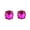 Glass Hot Pink, variant on Dainty Candy Color Glass Crystal Opal Dot Stud Earrings Women Vintage Jewelry