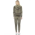 thumbnail image 4 of White Mark Women's 2 Piece Velour Tracksuit Set, 4 of 5