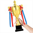 thumbnail image 3 of Copa de Trofeo de Plata de 11,8 Pulgadas para Competiciones de Reuniones Deportivas, Premios del Equipo de Fútbol y Recuerdos de Fiestas de Competición, 3 of 5
