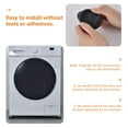 thumbnail image 5 of FENGGUIQU 4-Pack Black Rubber Anti- Pads for Washer Machine Feet, Appliance Installation Dampening Pads, 5 of 8