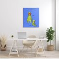 thumbnail image 2 of Stupell Industries Frog Puppet Character Blueprint Graphic Art Gallery Wrapped Canvas Print Wall Art, Design by Karl Hronek, 2 of 7