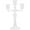 Clear, variant on Mersess Clear Glass Candle Stick Holder, Decorative Glass Candelabrum and Candlestick Holder for Home Decor