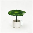thumbnail image 4 of Sombrilla con Forma de Hoja de Nenúfar para Macetas: Mini Sombrilla Impermeable para Proteger Del Sol y La Lluvia En Exteriores, Cubierta Decorativa para Plantas con Estaca para El Suelo., 4 of 7