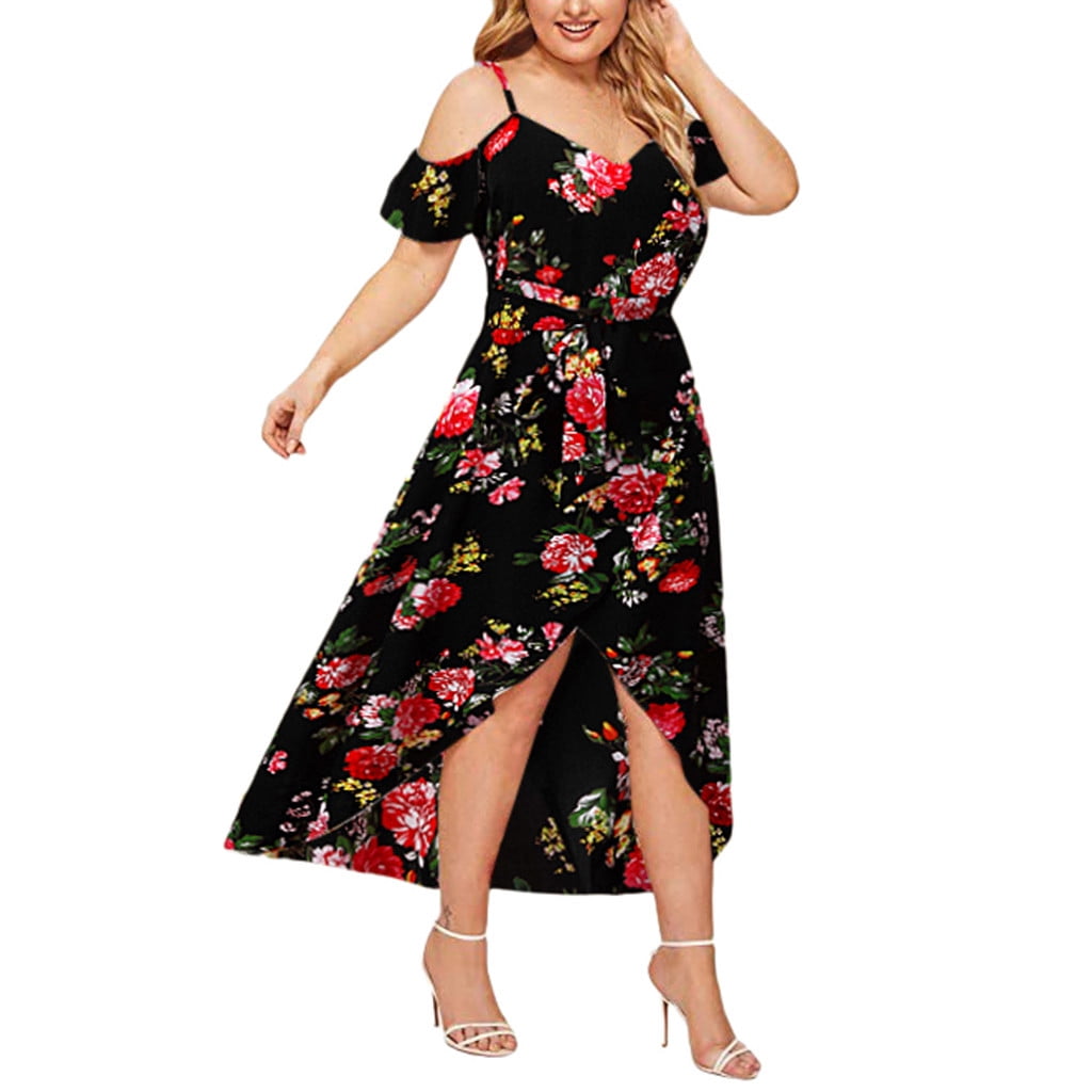 plus size sun dresses walmart