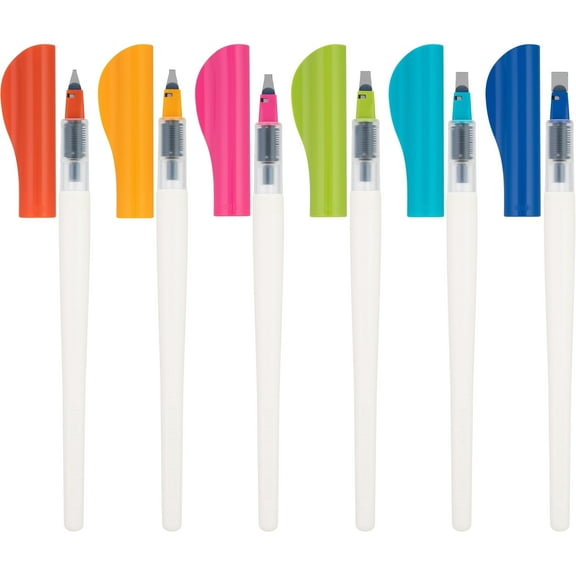 Pilot Parallel Calligraphy Pens with Assorted Point Sizes, Colors, and Accessories - 6 Count