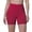 Red, variant on Ice Feel Breathable Friendly Tight High Waist Yoga Shorts For Running Workout Fitness Compression Wicking Seamless Lightweight Summer Stretch, S, Dark Purple