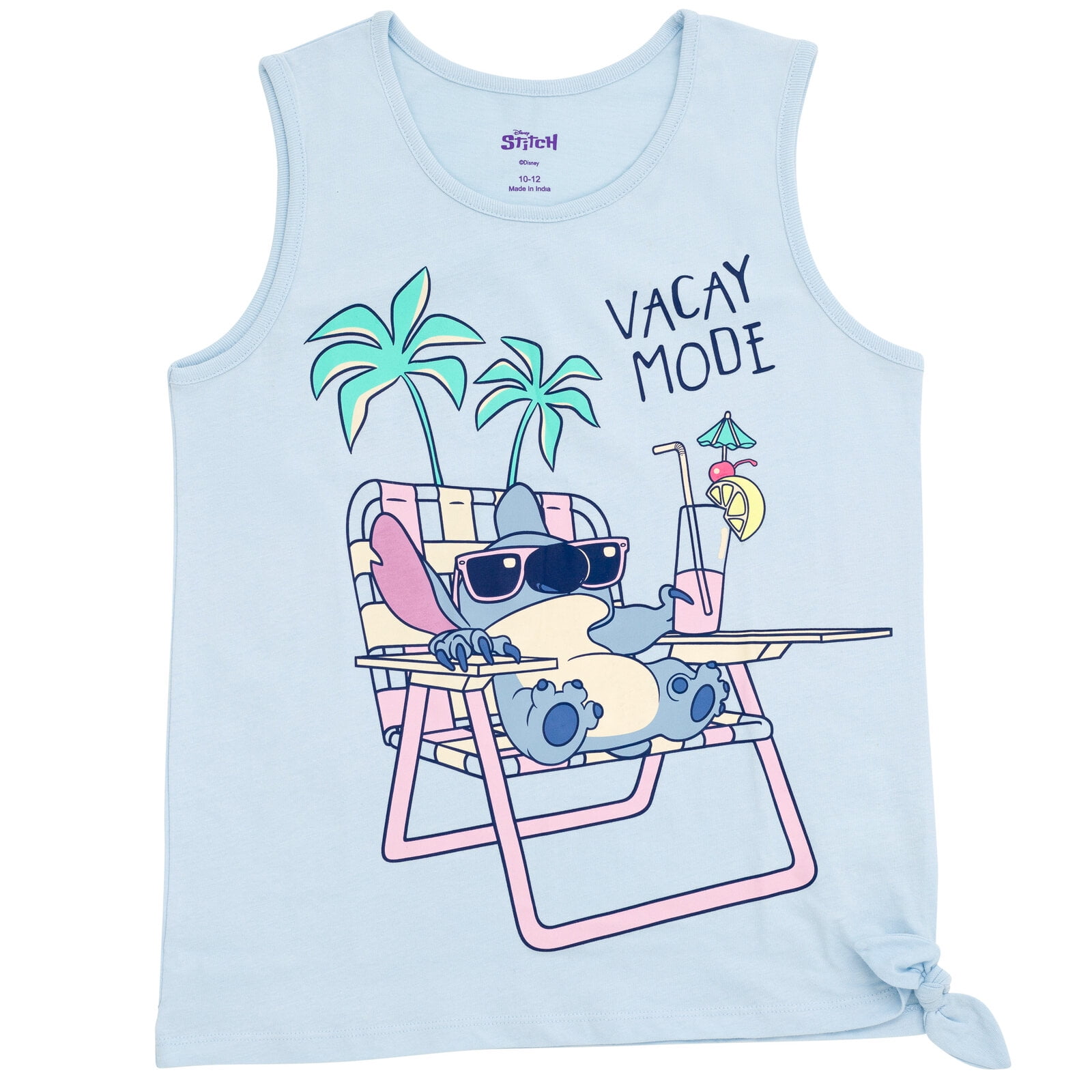 Disney Lilo & Stitch Tank Top and French Terry Shorts Outfit Set Little Kid to Big Kid
