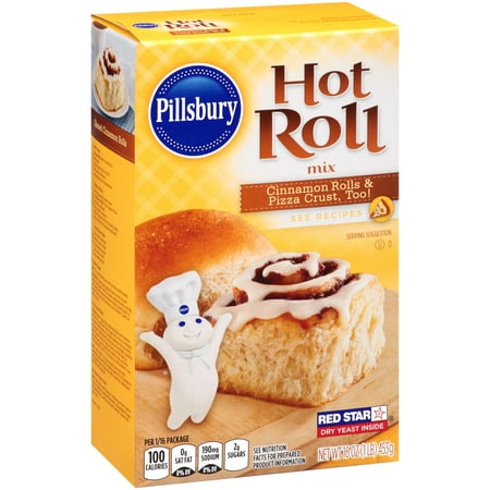 (2 pack) Pillsbury Hot Roll Specialty Mix, 16 oz (Best Paleo Cinnamon Rolls)