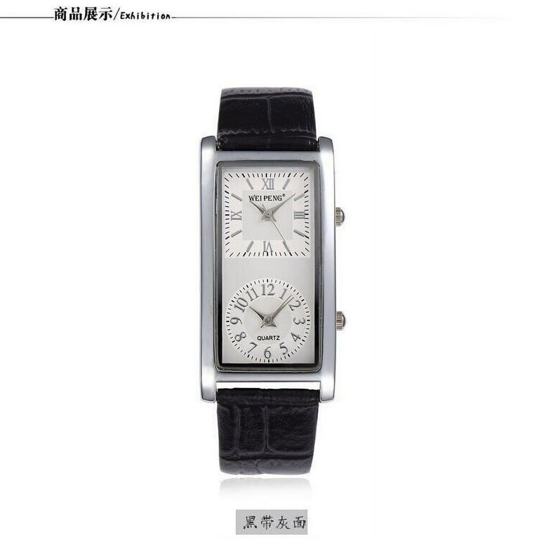 Double dial wrist watch clearance