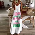 thumbnail image 3 of Robe Sans Manches Rose "I look Pretty" pour Femmes 2024 Robe de Soirée d'Été, 3 of 4