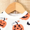 thumbnail image 5 of Shadoumai Halloween Pajamas Shorts for O Neck Ghost Print Shirt and Pant Casual Sleepwear with Pockets Trendy Nightwear Outfits 2 Piece Outfits for, 5 of 8