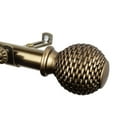 thumbnail image 2 of Domovina Abel 13/16" Single Curtain Rod-Color:Antique Brass,Size:18-28", 2 of 3