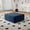 Blue, variant on ODUWA 27.5" Ottoman Seat, Corduroy Upholstered Deep Seat, Comfy Cloud Couch with Movable Ottoman, DIY Combination, Plush Corduroy,Camel