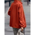 thumbnail image 3 of REDHOTYPE Women's Button Long Sleeve Brushed Jacket Coats with Pockets, 3 of 4