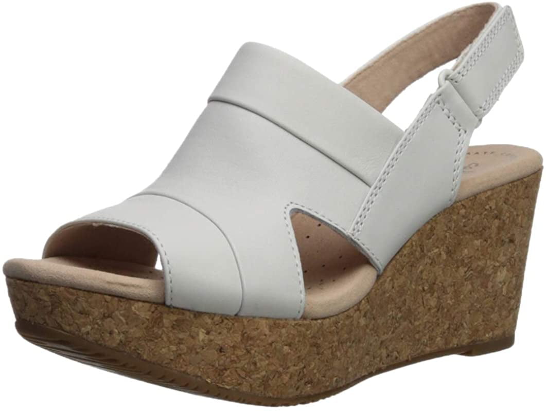 clarks annadel ivory wedge sandal